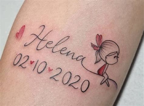 tatuaje nombre hija